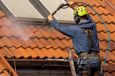Démoussage et hydrofuge de toiture à Rochechouart